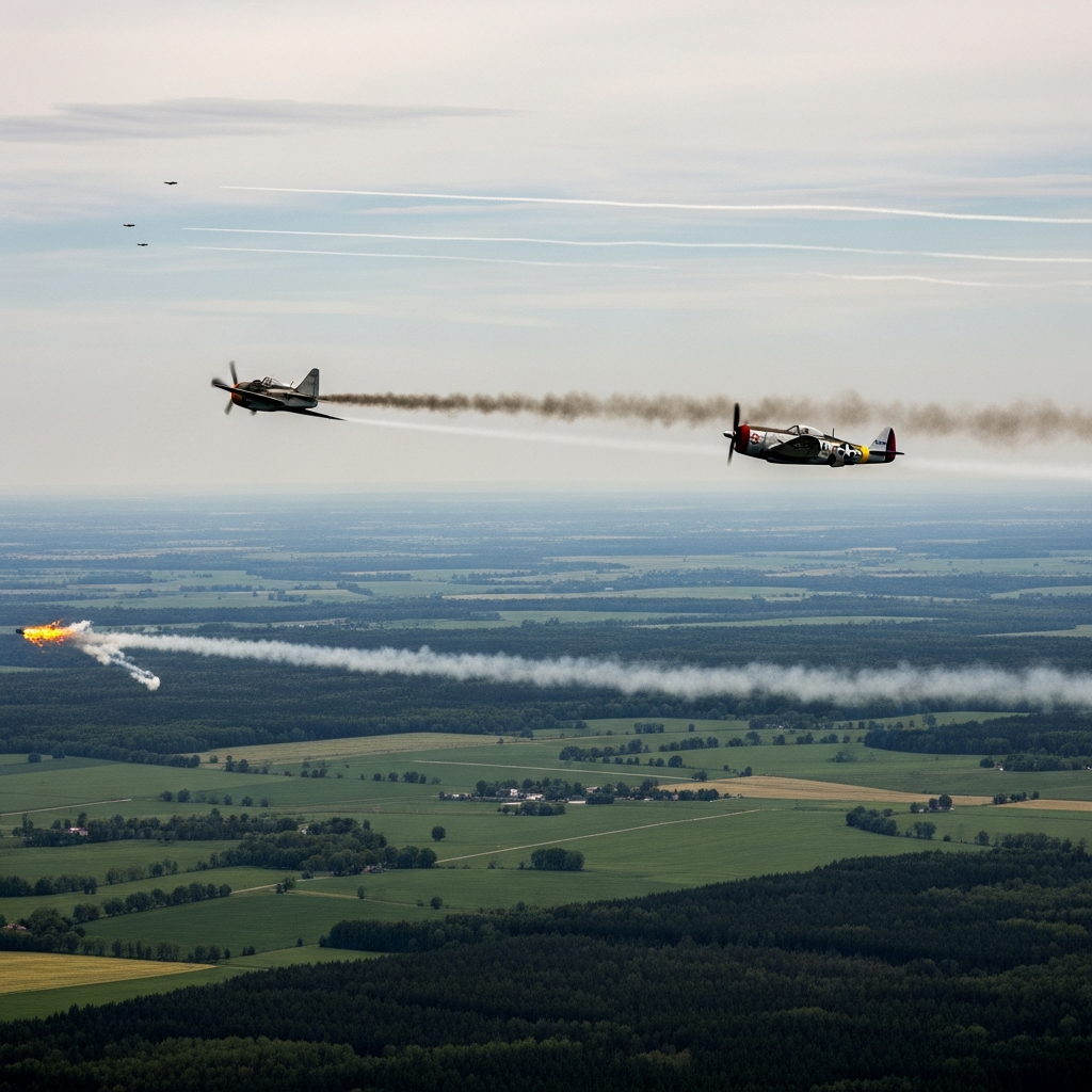 P-47 Thunderbolt vs FW 190 Who Ruled the Skies