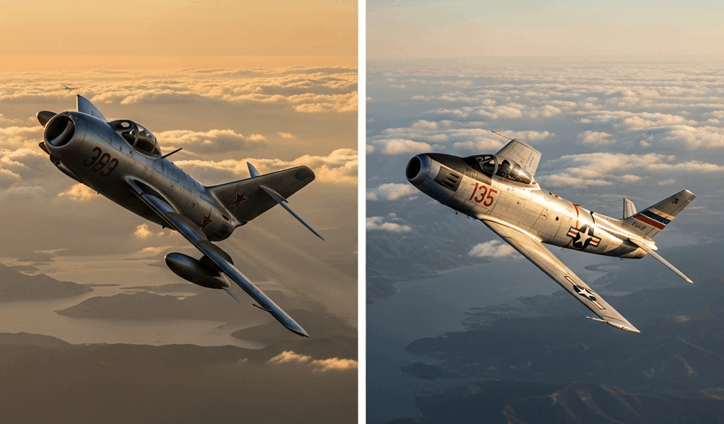 MiG-15 vs F-86 Sabre Who Won the Korean Air War