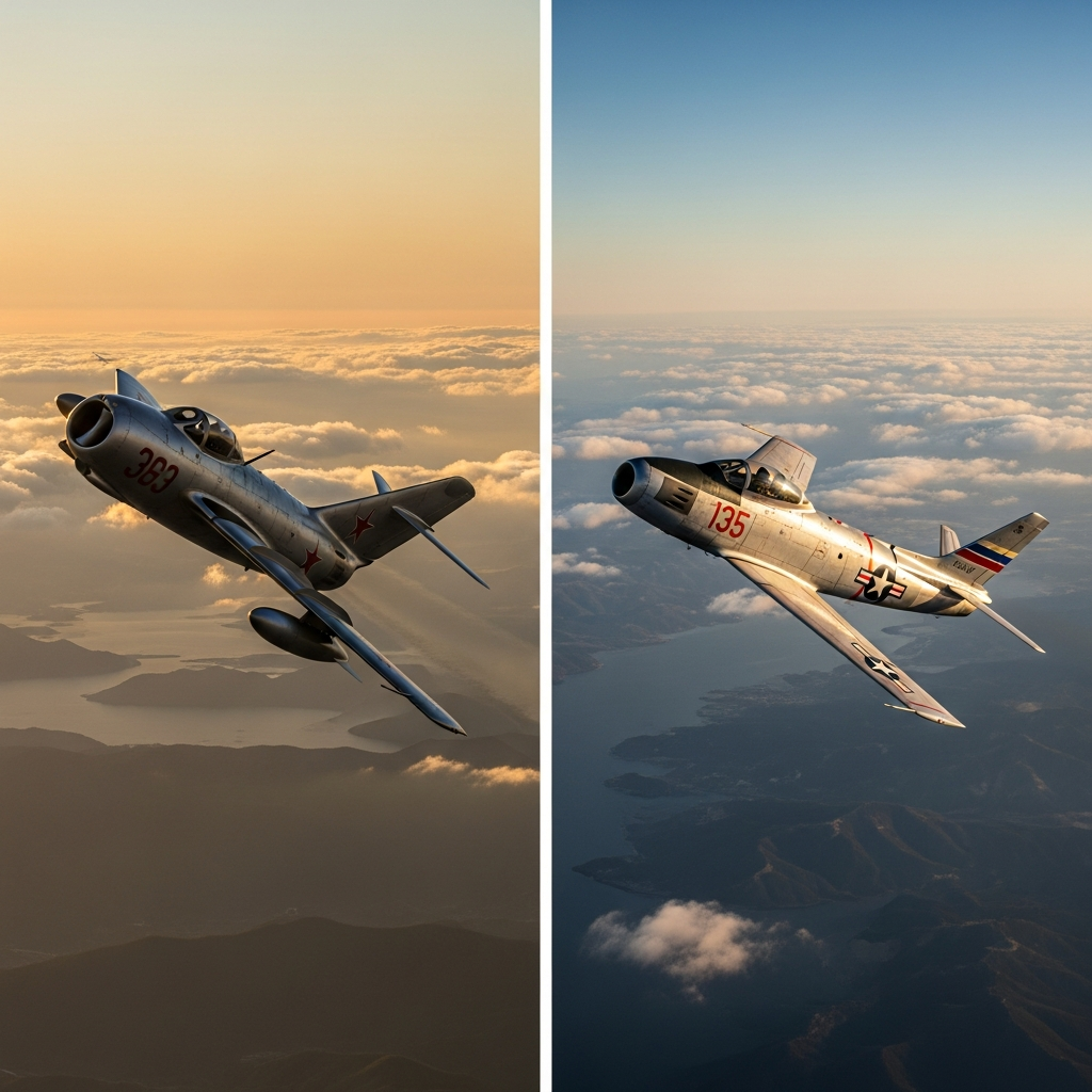 MiG-15 vs F-86 Sabre Who Won the Korean Air War