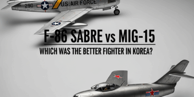 Professional photograph related to: F-86 Sabre vs MiG-15 — Which Was the Better Fighter in Korea?. H