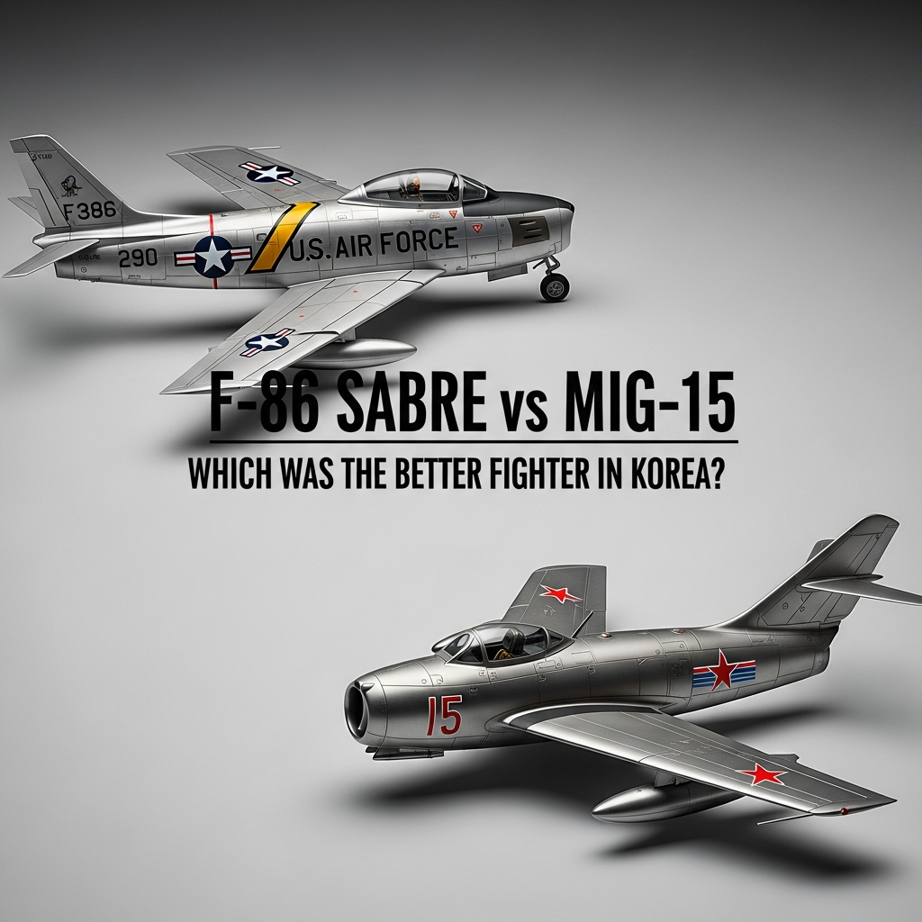 F-86 Sabre vs MiG-15 — Which Was the Better Fighter in Korea?