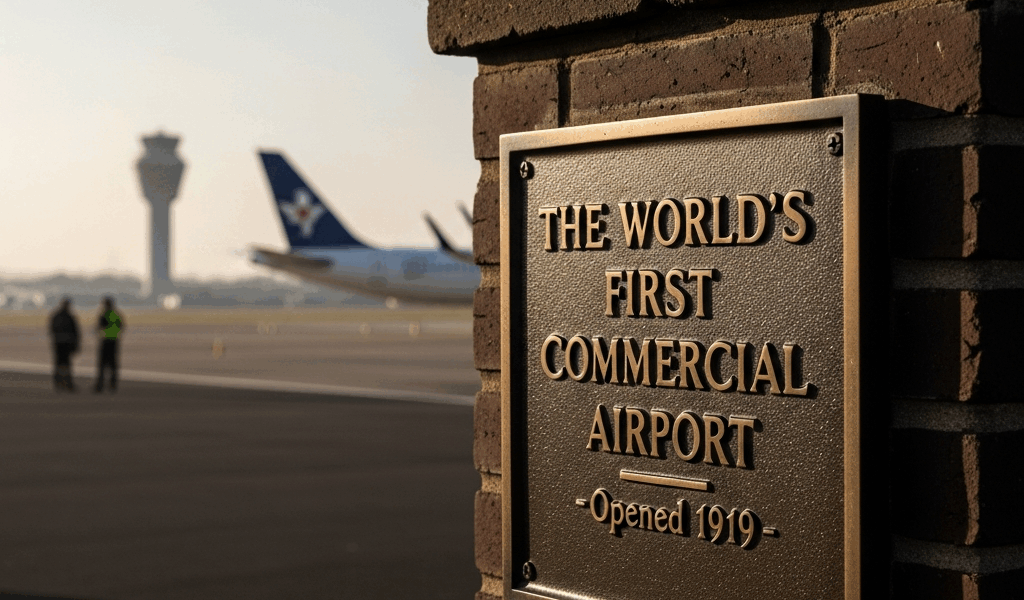 Professional photograph related to: The First Commercial Airport in the World — Where Aviation Began