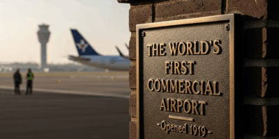 Professional photograph related to: The First Commercial Airport in the World — Where Aviation Began