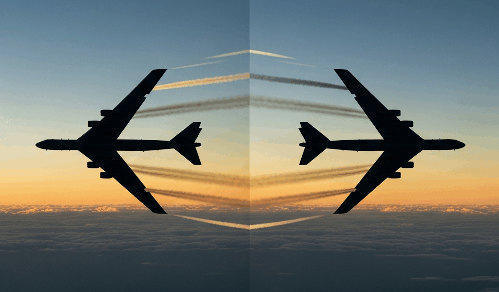 B-52 Stratofortress vs Tu-95 Bear Cold War Skies