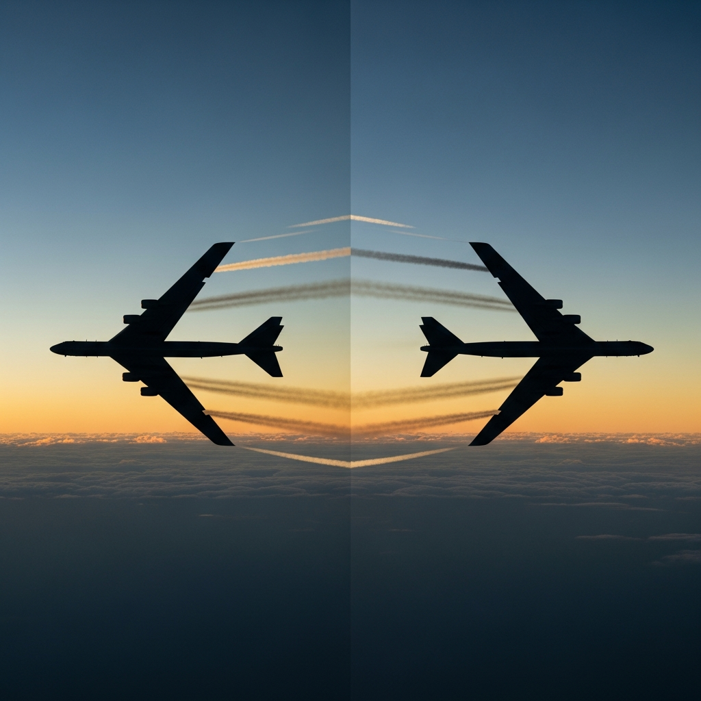 B-52 Stratofortress vs Tu-95 Bear Cold War Skies