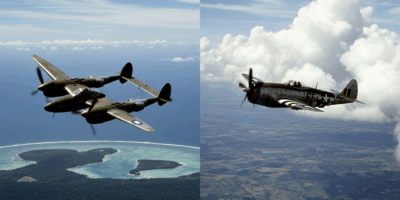 P-38 Lightning vs P-47 Thunderbolt Who Dominated