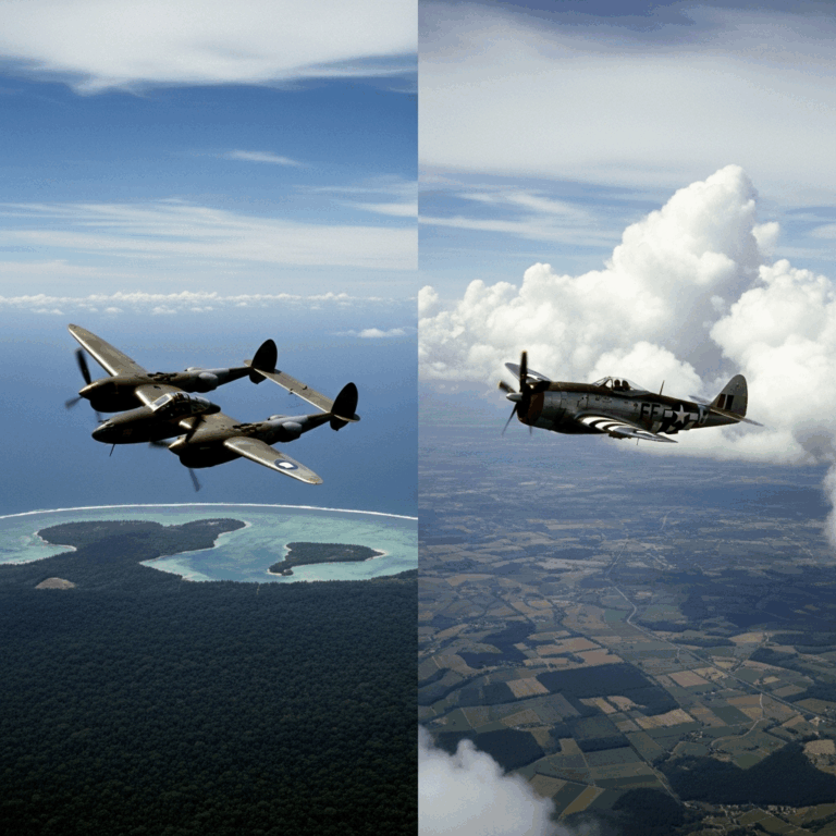 P-38 Lightning vs P-47 Thunderbolt Who Dominated