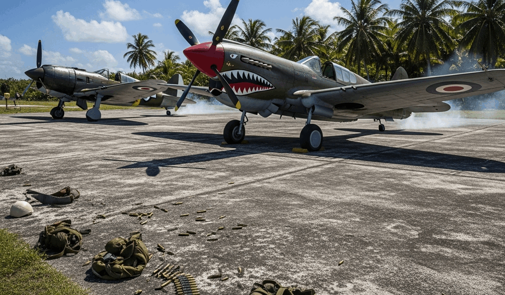 P-40 Warhawk vs Ki-43 Oscar Pacific War Fighters