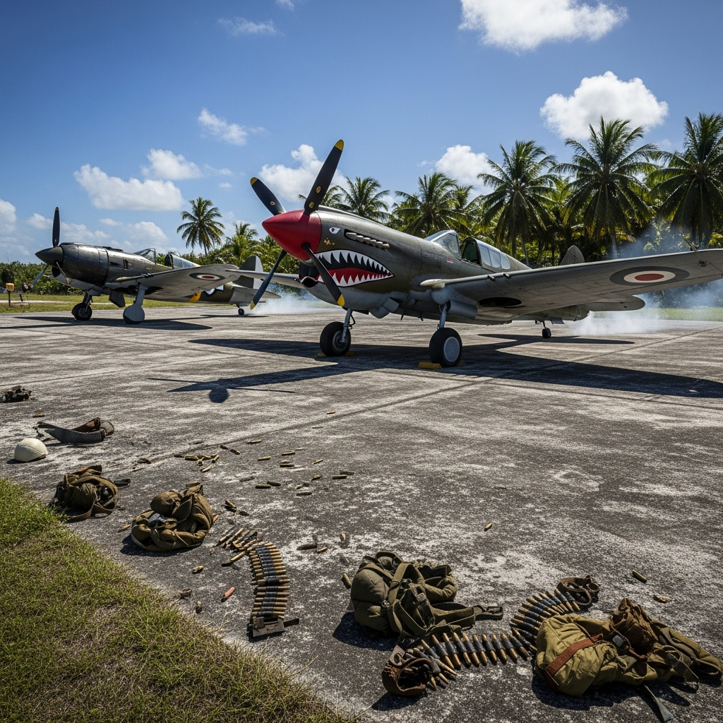 P-40 Warhawk vs Ki-43 Oscar Pacific War Fighters