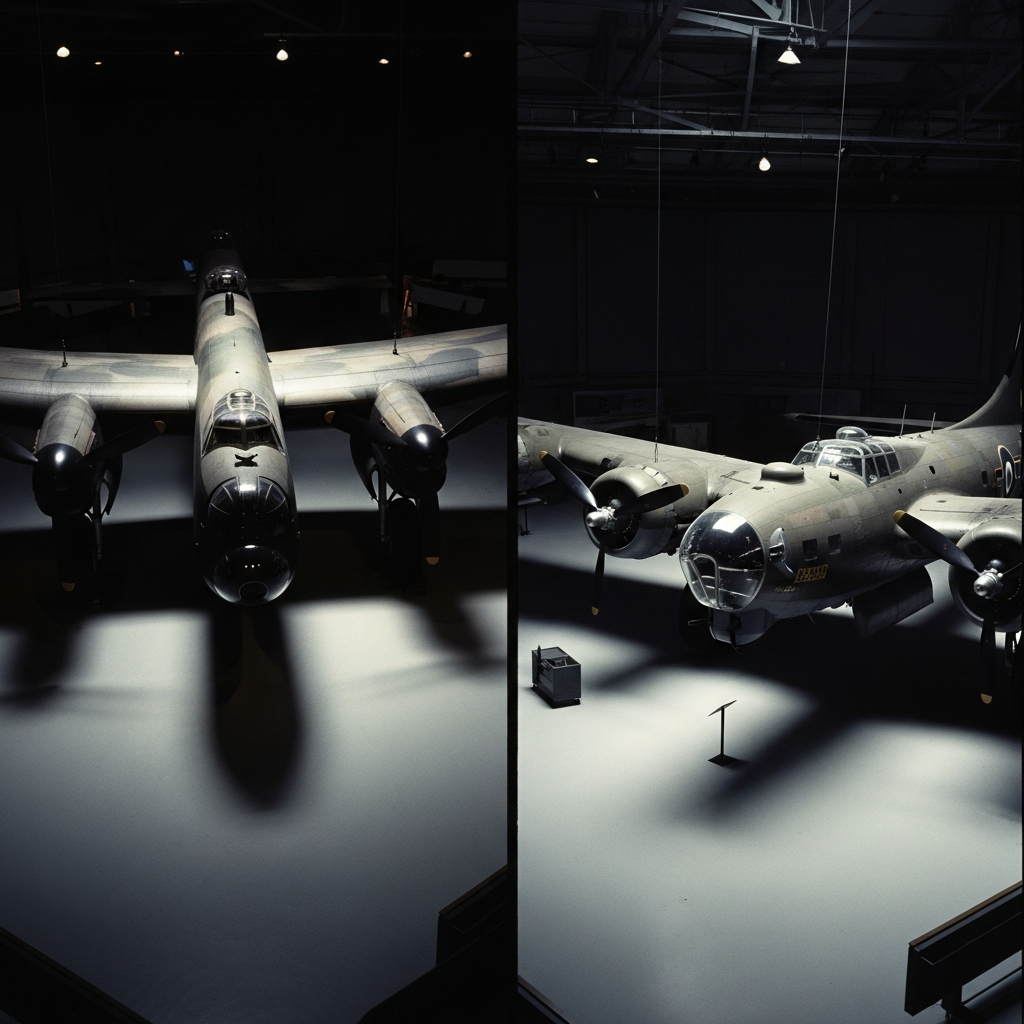 Lancaster Bomber vs B-17 Flying Fortress Who Ruled