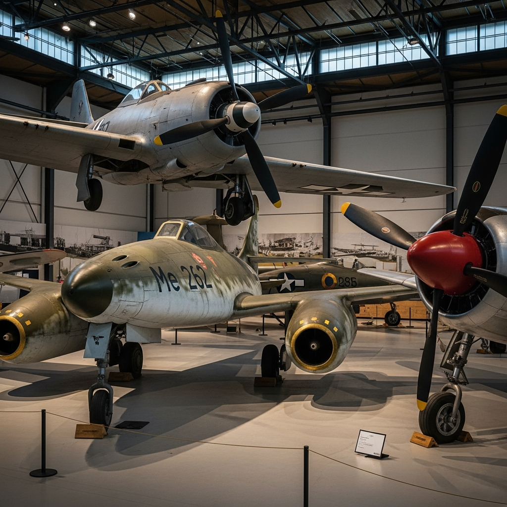 Messerschmitt Me 262 vs P-80 Shooting Star