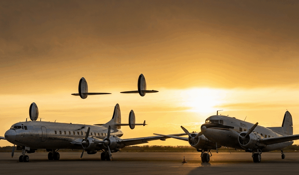 Douglas DC-3 vs Lockheed Constellation Postwar