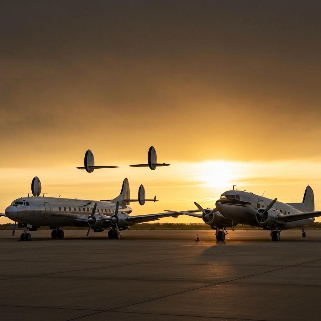 Douglas DC-3 vs Lockheed Constellation Postwar