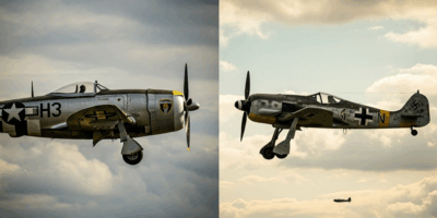 P-47 Thunderbolt vs Fw 190 Fighter Comparison